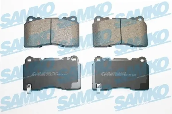 Bremsbelagsatz, Scheibenbremse Vorderachse SAMKO 5SP2173