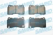 Bremsbelagsatz, Scheibenbremse Vorderachse SAMKO 5SP2173