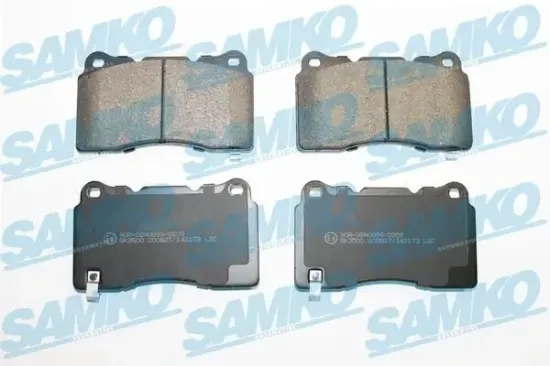 Bremsbelagsatz, Scheibenbremse Vorderachse SAMKO 5SP2173 Bild Bremsbelagsatz, Scheibenbremse Vorderachse SAMKO 5SP2173