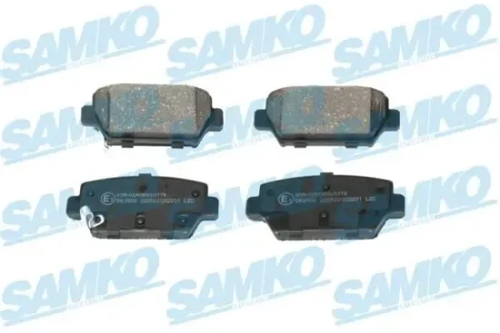 Bremsbelagsatz, Scheibenbremse Hinterachse SAMKO 5SP2231 Bild Bremsbelagsatz, Scheibenbremse Hinterachse SAMKO 5SP2231