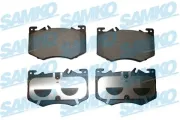 Bremsbelagsatz, Scheibenbremse Vorderachse SAMKO 5SP2246