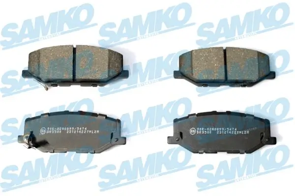 Bremsbelagsatz, Scheibenbremse Vorderachse SAMKO 5SP2279