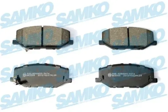 Bremsbelagsatz, Scheibenbremse Vorderachse SAMKO 5SP2279 Bild Bremsbelagsatz, Scheibenbremse Vorderachse SAMKO 5SP2279
