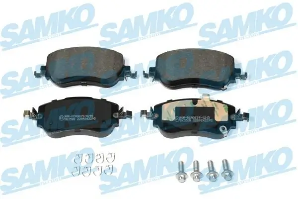 Bremsbelagsatz, Scheibenbremse Vorderachse SAMKO 5SP2292