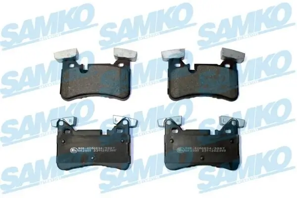 Bremsbelagsatz, Scheibenbremse Hinterachse SAMKO 5SP2300