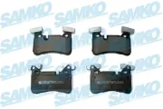 Bremsbelagsatz, Scheibenbremse Hinterachse SAMKO 5SP2300