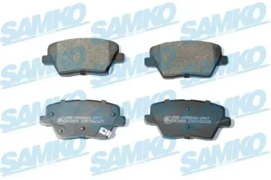 Bremsbelagsatz, Scheibenbremse Hinterachse SAMKO 5SP2335 Bild Bremsbelagsatz, Scheibenbremse Hinterachse SAMKO 5SP2335
