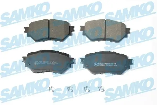 Bremsbelagsatz, Scheibenbremse Vorderachse SAMKO 5SP2349