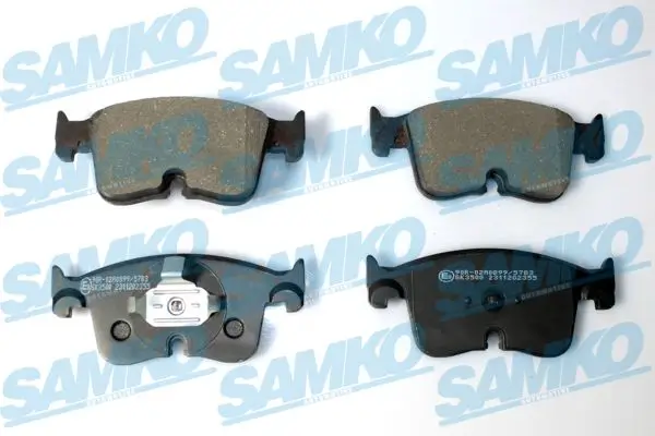 Bremsbelagsatz, Scheibenbremse Vorderachse SAMKO 5SP2355