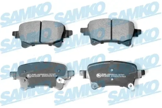 Bremsbelagsatz, Scheibenbremse Hinterachse SAMKO 5SP2360 Bild Bremsbelagsatz, Scheibenbremse Hinterachse SAMKO 5SP2360