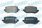 Bremsbelagsatz, Scheibenbremse Hinterachse SAMKO 5SP2381