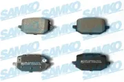 Bremsbelagsatz, Scheibenbremse Hinterachse SAMKO 5SP2388