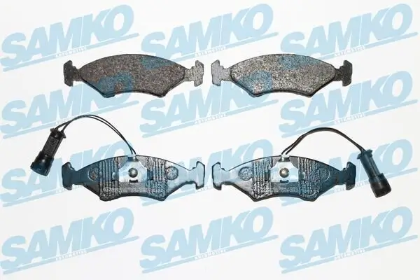 Bremsbelagsatz, Scheibenbremse Vorderachse SAMKO 5SP242