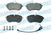 Bremsbelagsatz, Scheibenbremse Vorderachse SAMKO 5SP277