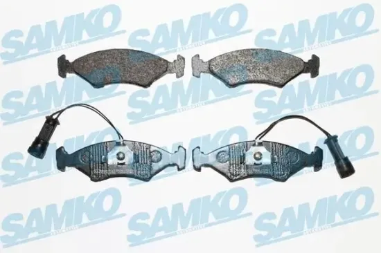 Bremsbelagsatz, Scheibenbremse Vorderachse SAMKO 5SP242 Bild Bremsbelagsatz, Scheibenbremse Vorderachse SAMKO 5SP242