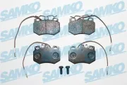 Bremsbelagsatz, Scheibenbremse Hinterachse SAMKO 5SP307