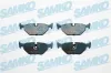 Bremsbelagsatz, Scheibenbremse Hinterachse SAMKO 5SP297