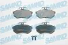 Bremsbelagsatz, Scheibenbremse Vorderachse SAMKO 5SP299