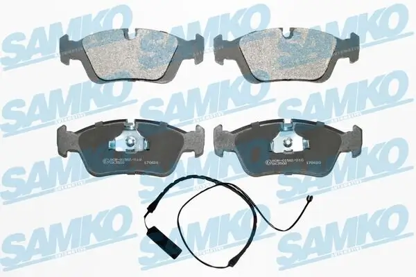 Bremsbelagsatz, Scheibenbremse Vorderachse SAMKO 5SP331A