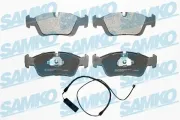 Bremsbelagsatz, Scheibenbremse Vorderachse SAMKO 5SP331A