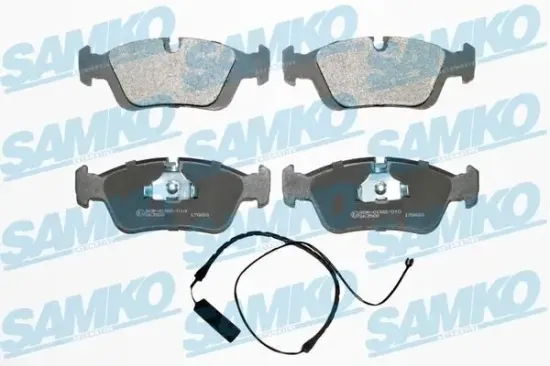 Bremsbelagsatz, Scheibenbremse Vorderachse SAMKO 5SP331A Bild Bremsbelagsatz, Scheibenbremse Vorderachse SAMKO 5SP331A