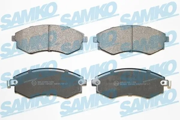 Bremsbelagsatz, Scheibenbremse Vorderachse SAMKO 5SP348