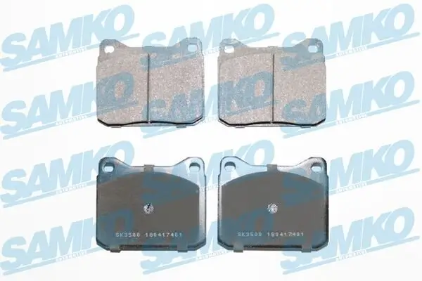 Bremsbelagsatz, Scheibenbremse Vorderachse SAMKO 5SP401