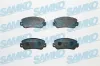 Bremsbelagsatz, Scheibenbremse Hinterachse SAMKO 5SP410