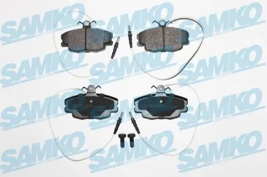 Bremsbelagsatz, Scheibenbremse Vorderachse SAMKO 5SP422 Bild Bremsbelagsatz, Scheibenbremse Vorderachse SAMKO 5SP422