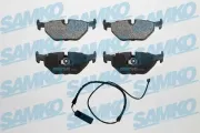 Bremsbelagsatz, Scheibenbremse Hinterachse SAMKO 5SP463A