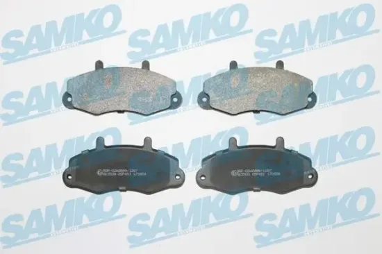 Bremsbelagsatz, Scheibenbremse Vorderachse SAMKO 5SP481 Bild Bremsbelagsatz, Scheibenbremse Vorderachse SAMKO 5SP481
