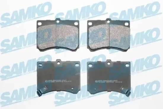 Bremsbelagsatz, Scheibenbremse Vorderachse SAMKO 5SP510 Bild Bremsbelagsatz, Scheibenbremse Vorderachse SAMKO 5SP510