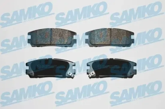 Bremsbelagsatz, Scheibenbremse Hinterachse SAMKO 5SP524 Bild Bremsbelagsatz, Scheibenbremse Hinterachse SAMKO 5SP524
