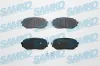 Bremsbelagsatz, Scheibenbremse Vorderachse SAMKO 5SP525