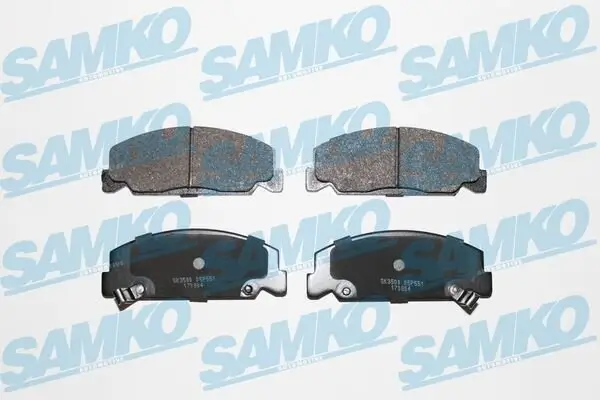 Bremsbelagsatz, Scheibenbremse Vorderachse SAMKO 5SP551