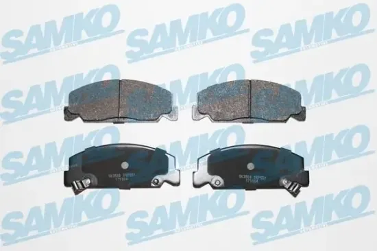 Bremsbelagsatz, Scheibenbremse Vorderachse SAMKO 5SP551 Bild Bremsbelagsatz, Scheibenbremse Vorderachse SAMKO 5SP551
