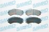 Bremsbelagsatz, Scheibenbremse Vorderachse SAMKO 5SP569