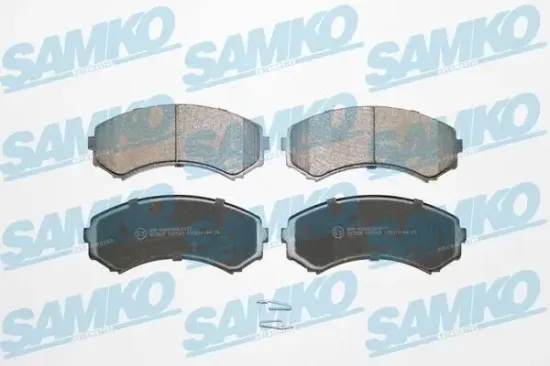 Bremsbelagsatz, Scheibenbremse Vorderachse SAMKO 5SP569 Bild Bremsbelagsatz, Scheibenbremse Vorderachse SAMKO 5SP569