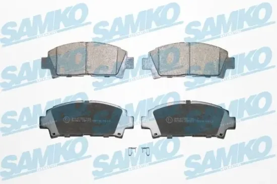 Bremsbelagsatz, Scheibenbremse Vorderachse SAMKO 5SP573 Bild Bremsbelagsatz, Scheibenbremse Vorderachse SAMKO 5SP573