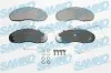 Bremsbelagsatz, Scheibenbremse Vorderachse SAMKO 5SP580