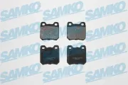 Bremsbelagsatz, Scheibenbremse Hinterachse SAMKO 5SP584