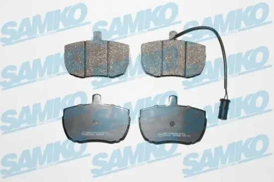 Bremsbelagsatz, Scheibenbremse Vorderachse SAMKO 5SP590 Bild Bremsbelagsatz, Scheibenbremse Vorderachse SAMKO 5SP590
