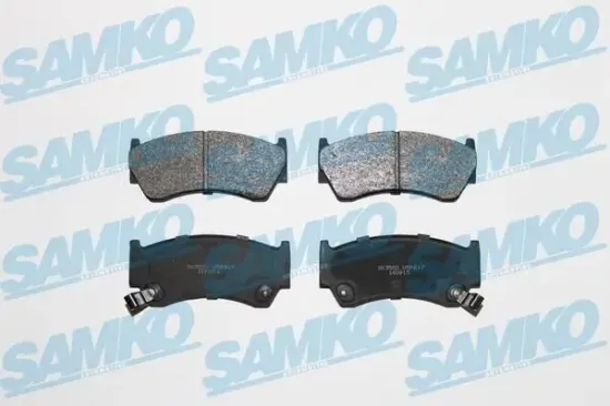 Bremsbelagsatz, Scheibenbremse Vorderachse SAMKO 5SP617 Bild Bremsbelagsatz, Scheibenbremse Vorderachse SAMKO 5SP617