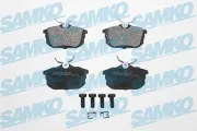 Bremsbelagsatz, Scheibenbremse Hinterachse SAMKO 5SP621