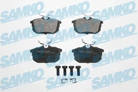 Bremsbelagsatz, Scheibenbremse Hinterachse SAMKO 5SP621 Bild Bremsbelagsatz, Scheibenbremse Hinterachse SAMKO 5SP621