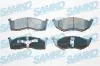Bremsbelagsatz, Scheibenbremse Vorderachse SAMKO 5SP629