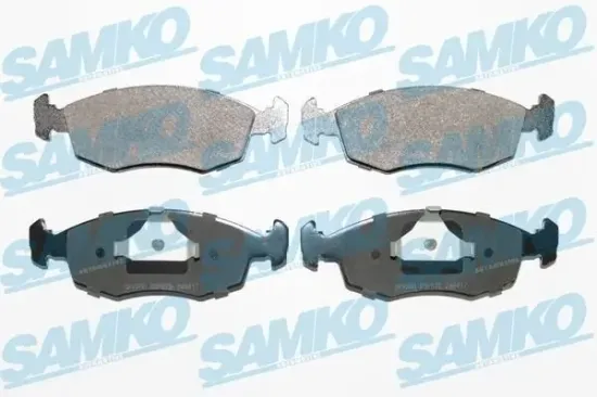 Bremsbelagsatz, Scheibenbremse Vorderachse SAMKO 5SP678 Bild Bremsbelagsatz, Scheibenbremse Vorderachse SAMKO 5SP678