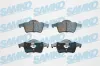 Bremsbelagsatz, Scheibenbremse Hinterachse SAMKO 5SP705