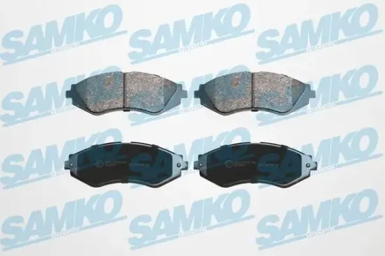 Bremsbelagsatz, Scheibenbremse Vorderachse SAMKO 5SP710 Bild Bremsbelagsatz, Scheibenbremse Vorderachse SAMKO 5SP710