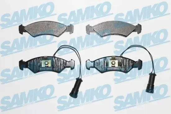 Bremsbelagsatz, Scheibenbremse Vorderachse SAMKO 5SP734 Bild Bremsbelagsatz, Scheibenbremse Vorderachse SAMKO 5SP734